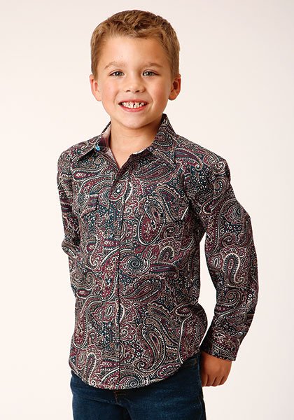 Paisley Long Sleeve Woven from Roper