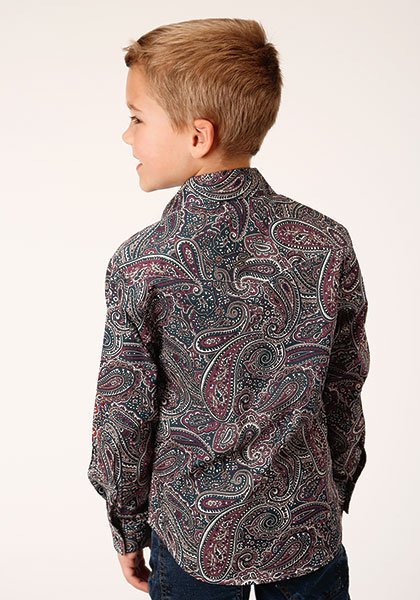 Paisley Long Sleeve Woven from Roper - High Call Outfitters
