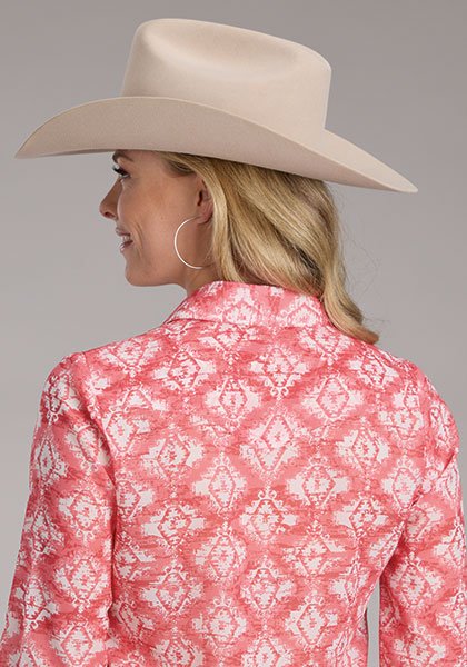 Aztec Print Snap Front Top from Roper
