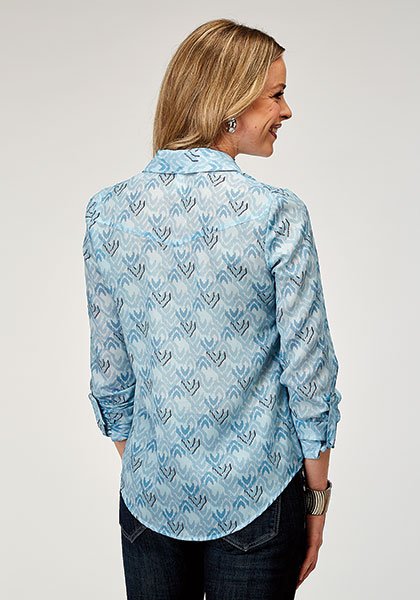 Ikat Print Top from Roper