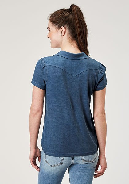 Polo Styled Knit Top from Roper - High Call Outfitters