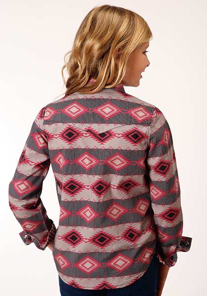Aztec Stripe Long Sleeve Woven from Roper
