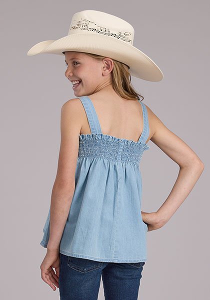 Smocked Babydoll Top from Roper - High Call Outfitters