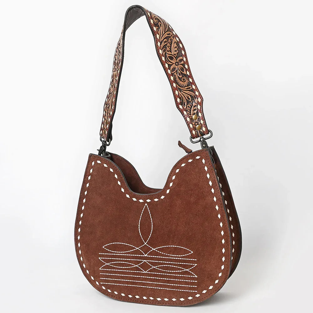 Hobo Styled Boot Stitch Handbag from American Darling