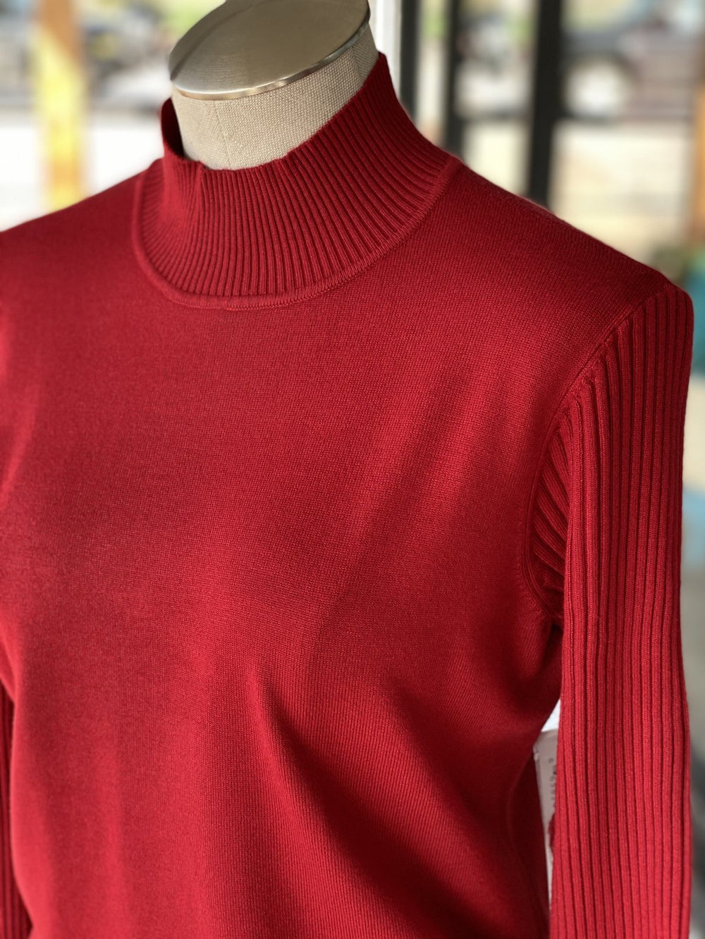 Mock Neck Sweater from Tribal - High Call Outfitters
