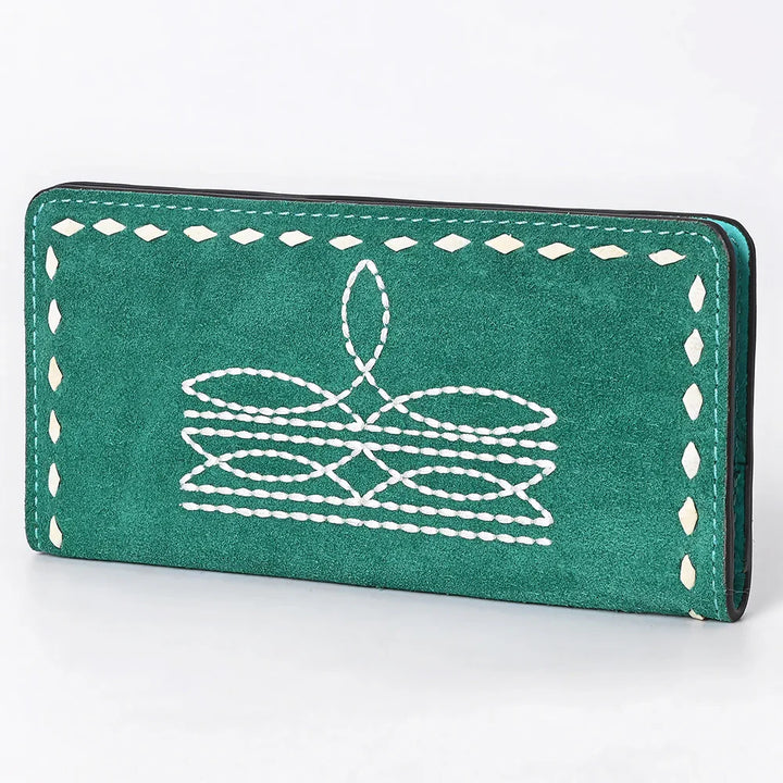 Boot Stitch Suede Wallet from American Darling