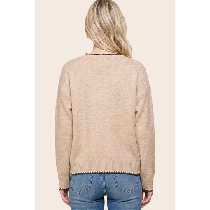 Western Horseshoe Jacquard Sweater