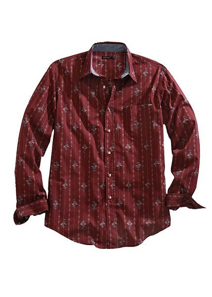 Arrow Aztec Long Sleeve Woven from Tin Haul - High Call Outfitters