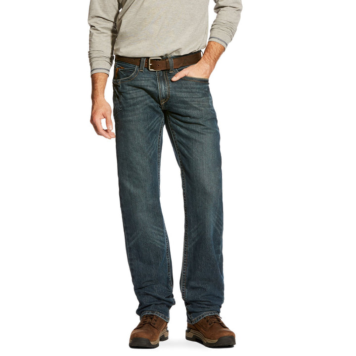 Rebar M5 Straight DuraStretch Edge Stackable Straight Leg Jean from Ariat