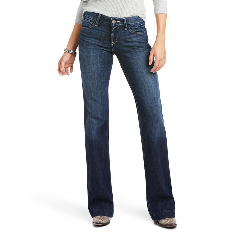 Trouser Perfect Rise Antonella Wide Leg Jean from Ariat - High Call Outfitters