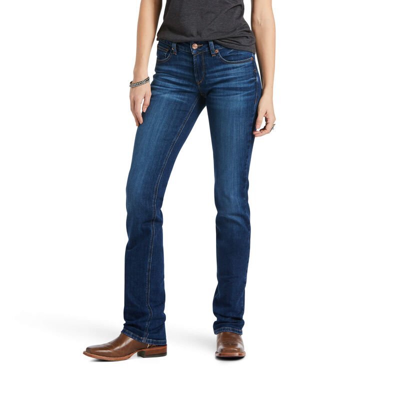 R.E.A.L. Mid Rise Candace Straight Jean from Ariat - High Call Outfitters