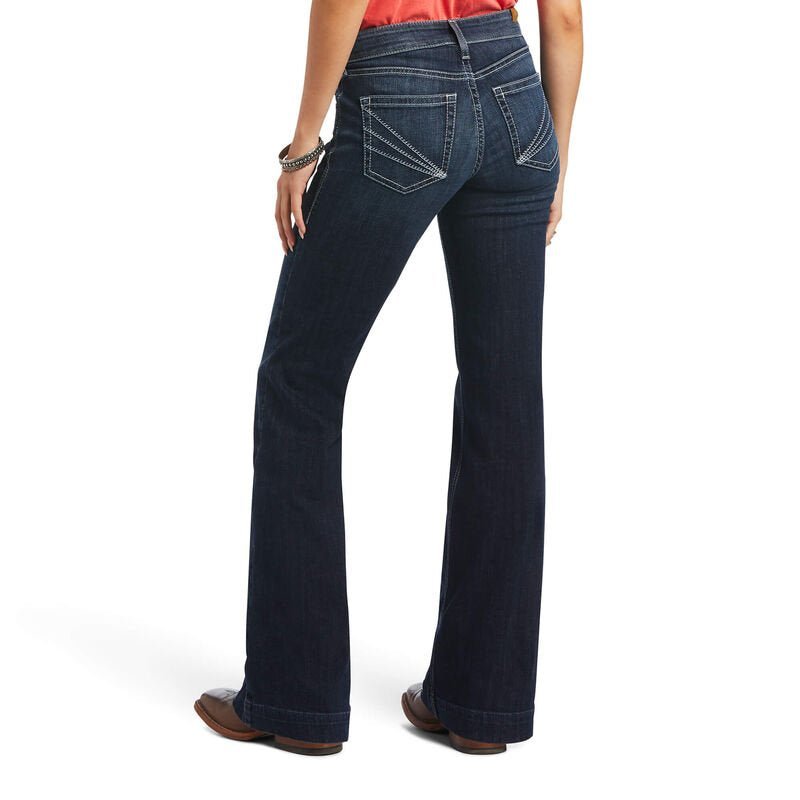 Trouser Perfect Rise Aisha Wide Leg Jean from Ariat - High Call Outfitters