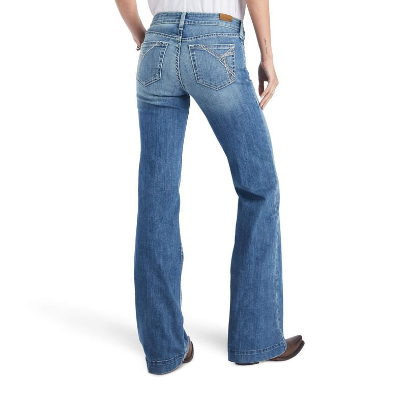 Trouser Perfect Rise Chelsey Wide Leg Jean from Ariat - High Call Outfitters