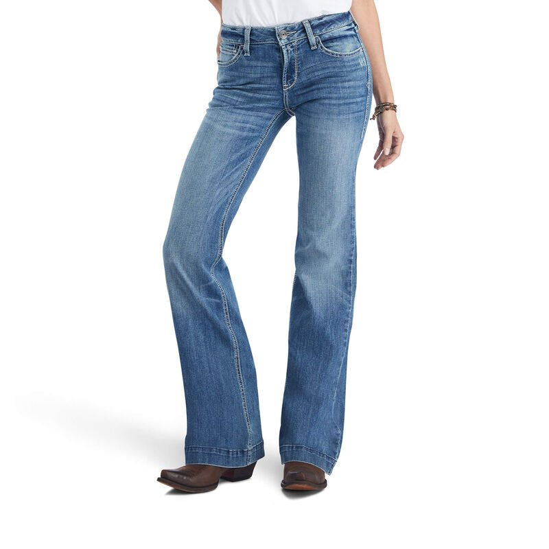 Trouser Perfect Rise Chelsey Wide Leg Jean from Ariat - High Call Outfitters