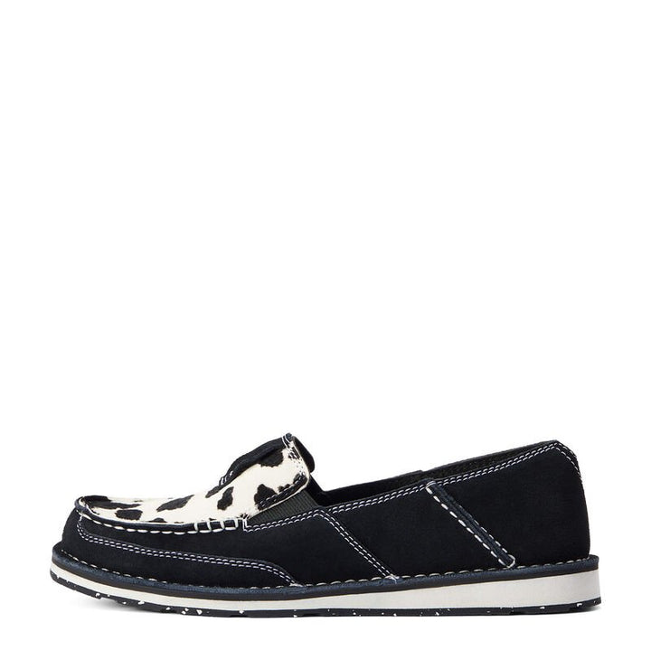 Cruiser Cow Print Black Suede from Ariat