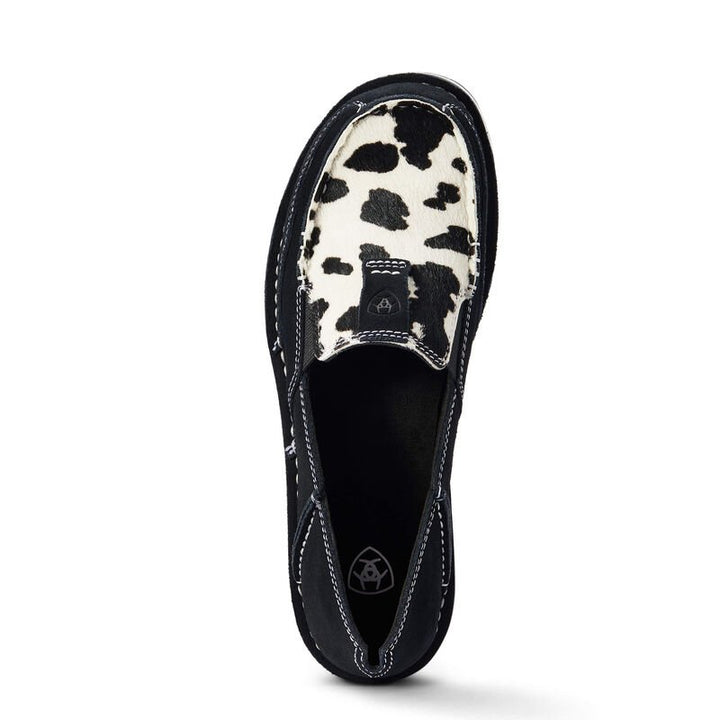 Cruiser Cow Print Black Suede from Ariat