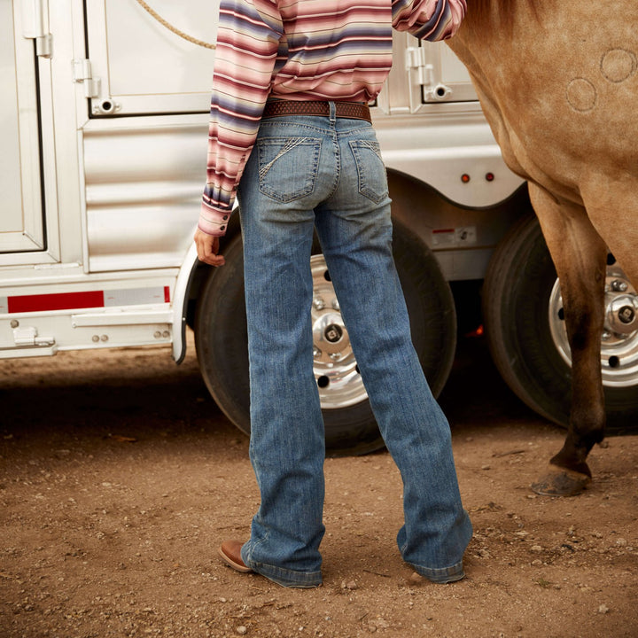 Trouser Perfect Rise Angelina Wide Leg Jean from Ariat