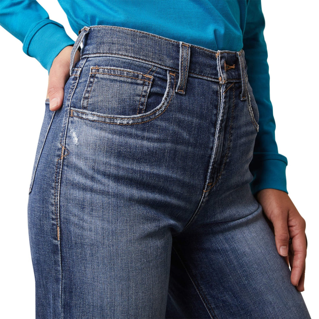 Ultra High Rise Jazmine Wide Leg Jean from Ariat