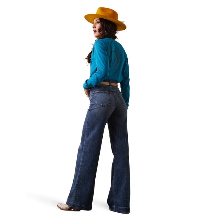 Ultra High Rise Jazmine Wide Leg Jean from Ariat