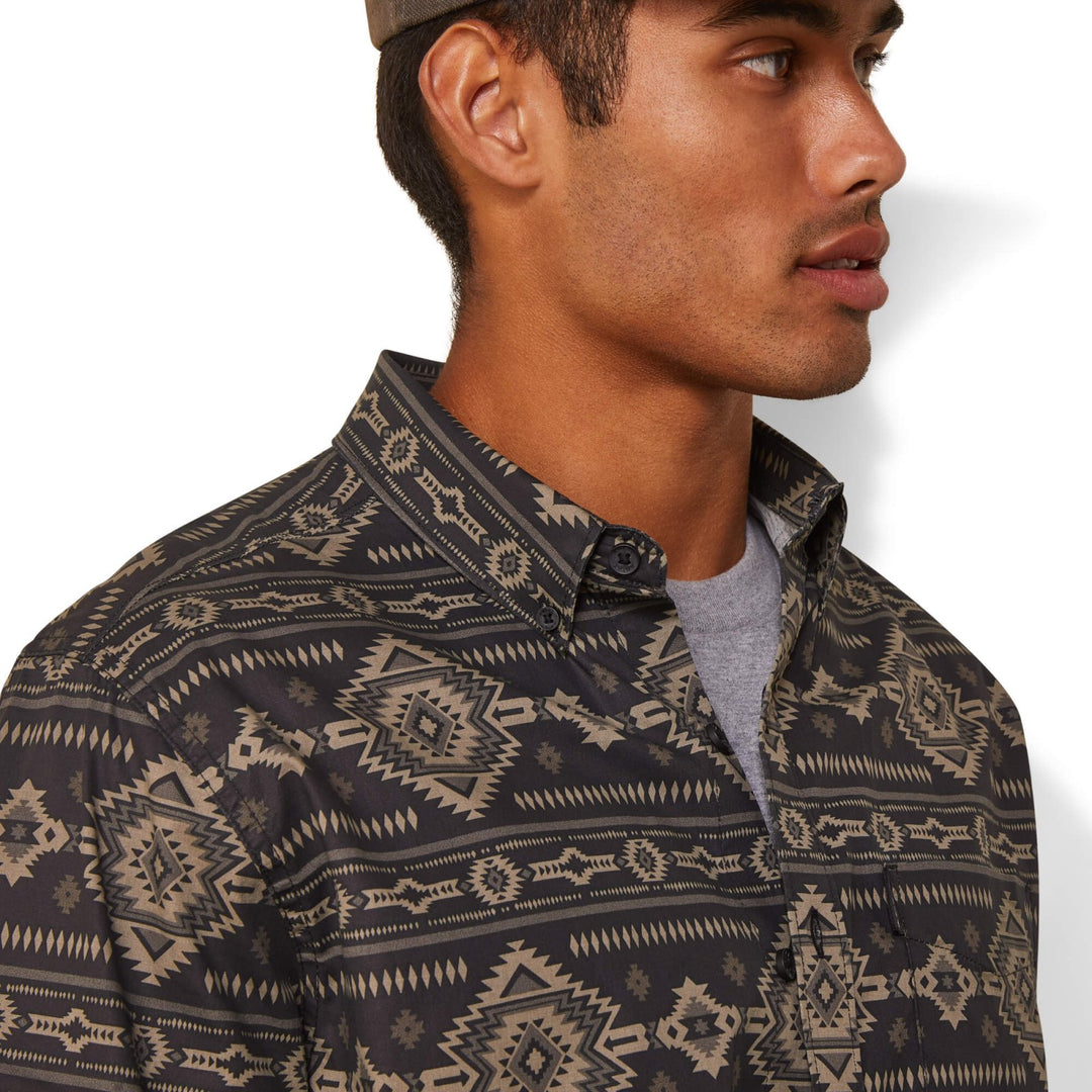Wrinkle Resist Serape Island Stretch Modern Fit Shirt from Ariat