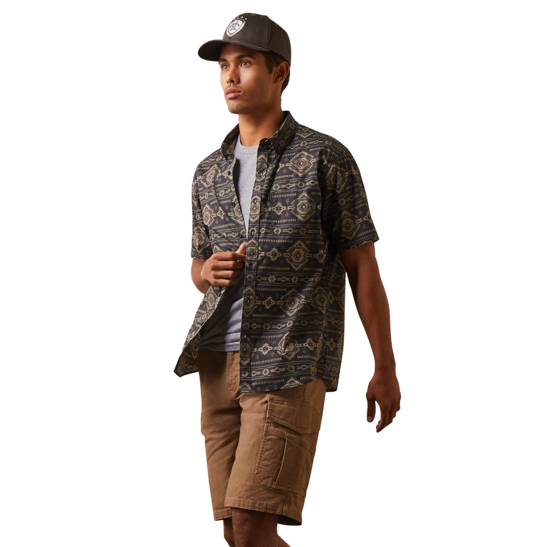 Wrinkle Resist Serape Island Stretch Modern Fit Shirt from Ariat
