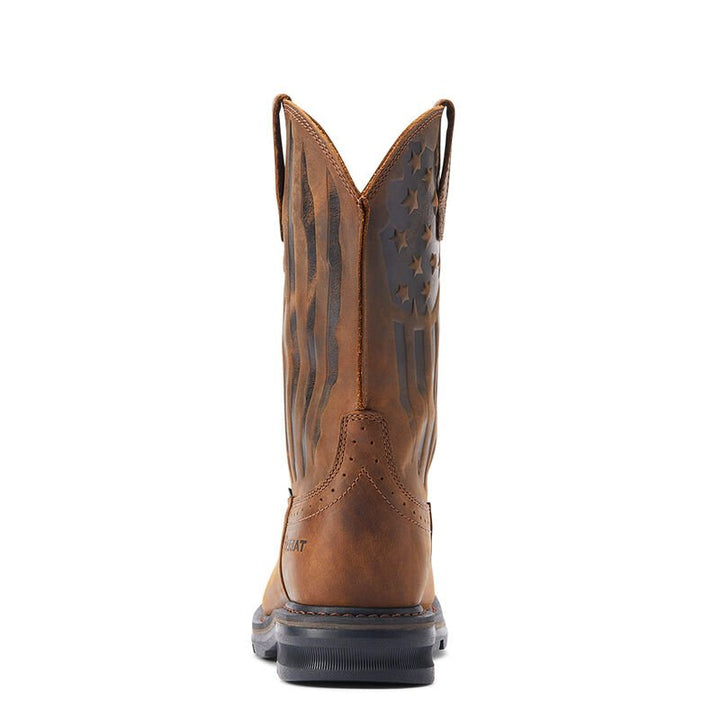 Sierra Shock Shield Patriot Steel Toe Work Boot from Ariat