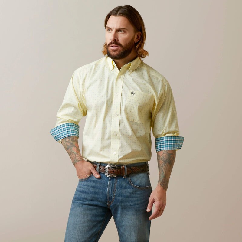 Wrinkle Free Cade Classic Fit Shirt from Ariat - High Call Outfitters
