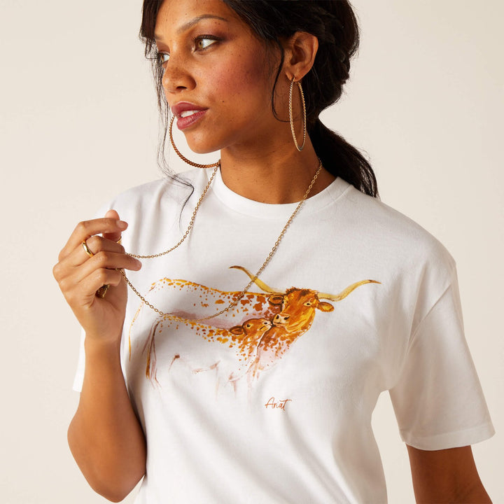 Maternal Cow Tee Shirt from Ariat - High Call Outfitters