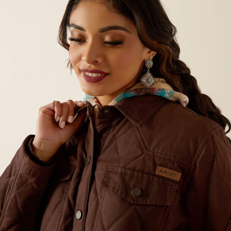 Grizzly Quilted Barn Jacket from Ariat