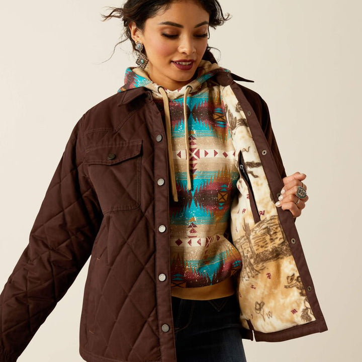 Grizzly Quilted Barn Jacket from Ariat