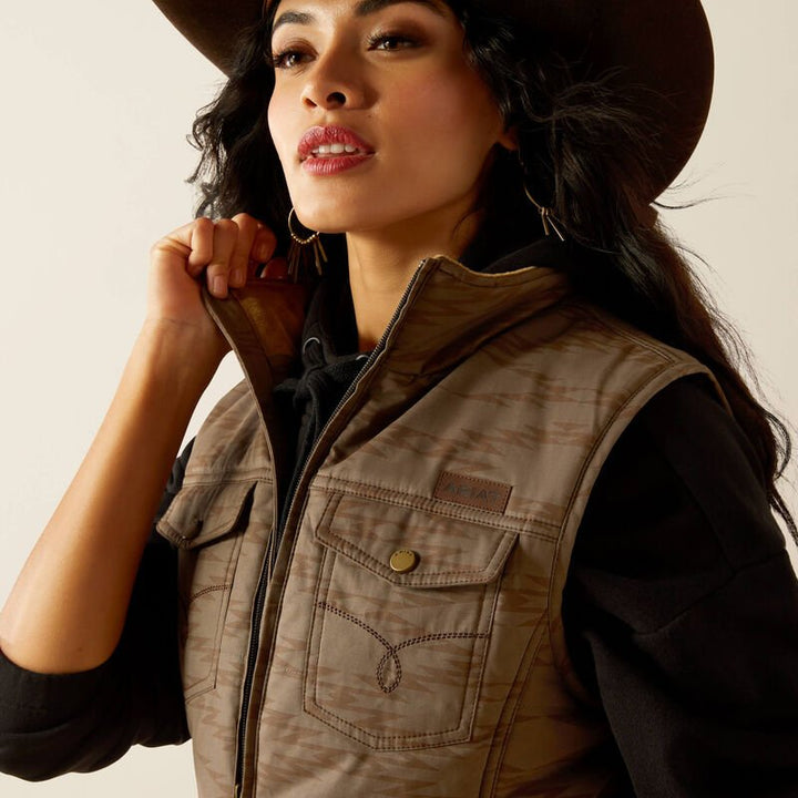 Grizzly Quilted Vest from Ariat