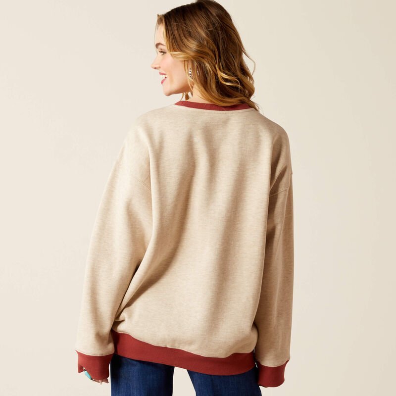 Roughstock Oversized Crew Sweatshirt from Ariat - High Call Outfitters