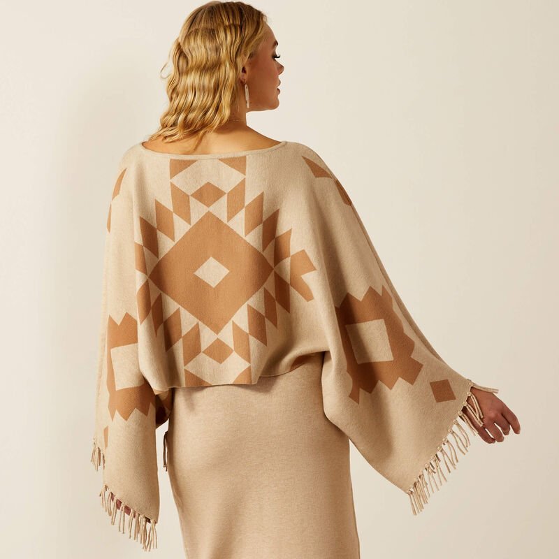 Sunset Chic Sweater Poncho from Ariat - High Call Outfitters