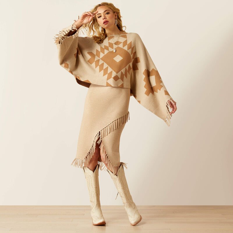 Sunset Chic Sweater Poncho from Ariat
