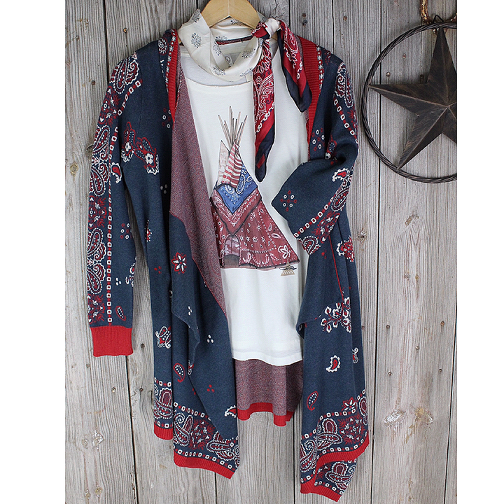 Americana Cardigan from Tasha Polizzi