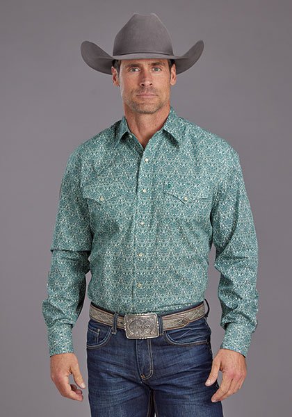 Wallpaper Medallion Shirt from Stetson