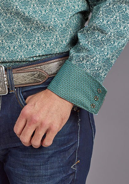 Wallpaper Medallion Shirt from Stetson