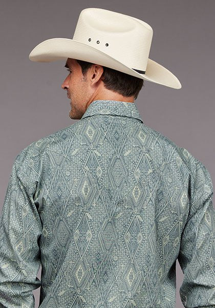 Snap Front Print Shirt from Stetson