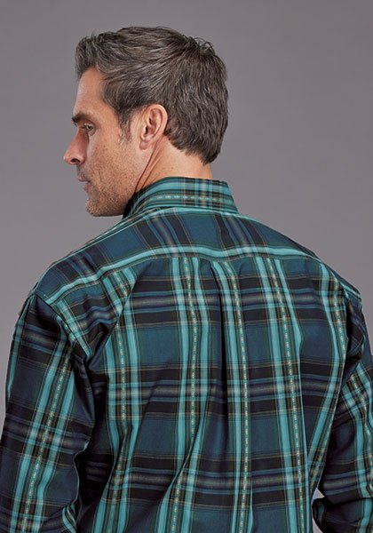 Classic Fit Plaid Shirt from Stetson