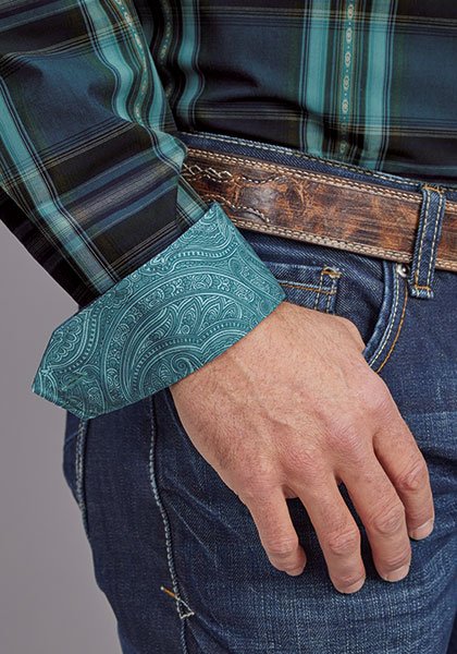 Classic Fit Plaid Shirt from Stetson
