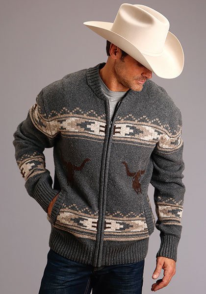 Wool Blend Sweater from Stetson - High Call Outfitters