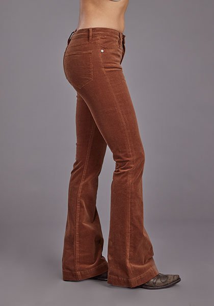 High Rise Corduroy Flare from Stetson - High Call Outfitters