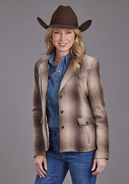 Plaid Western Blazer from Stetson
