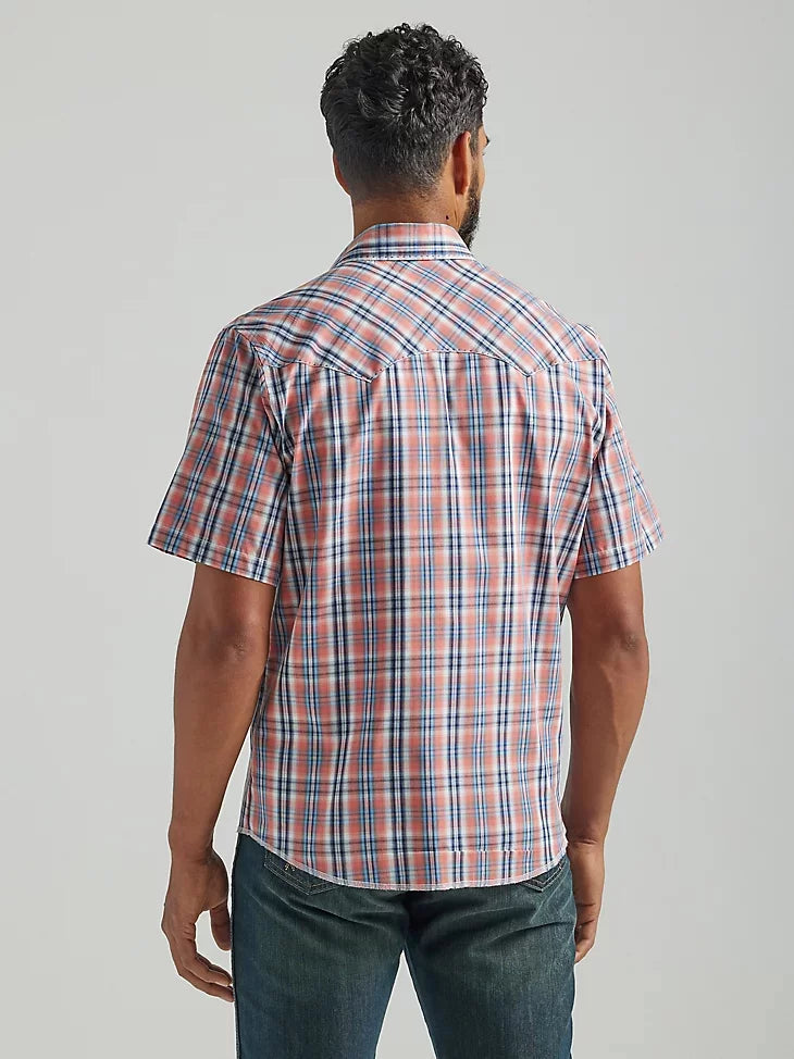 Western Fashion Snap Short Sleeve Woven from Wrangler