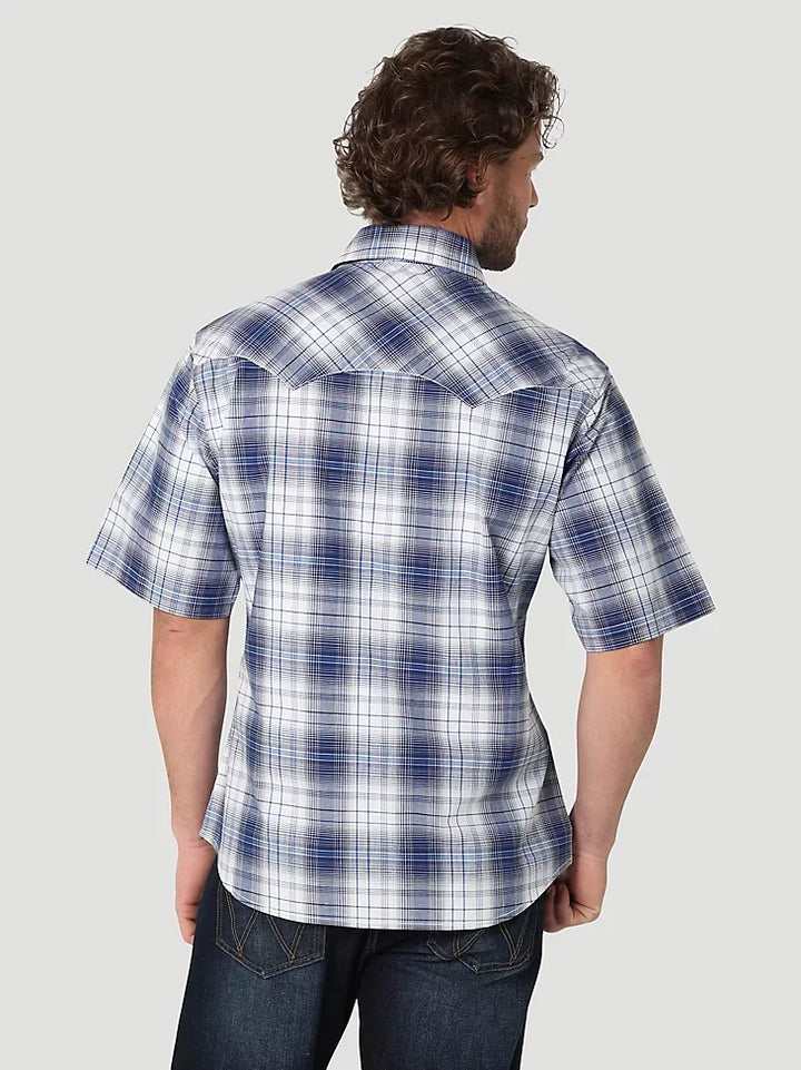 Western Fashion Snap Short Sleeve Woven from Wrangler - copy