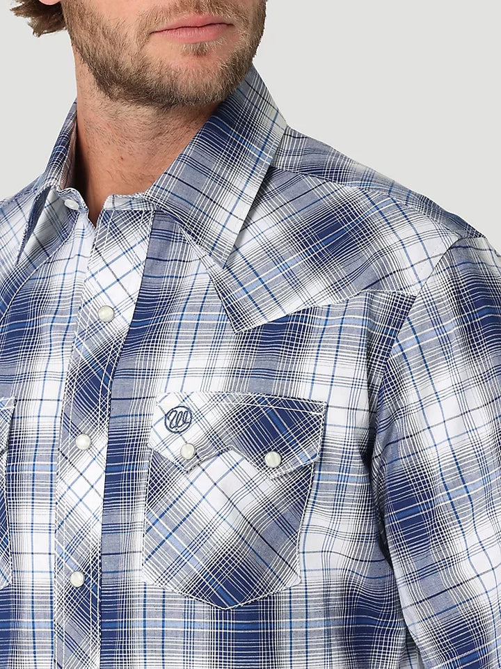 Western Fashion Snap Short Sleeve Woven from Wrangler - copy