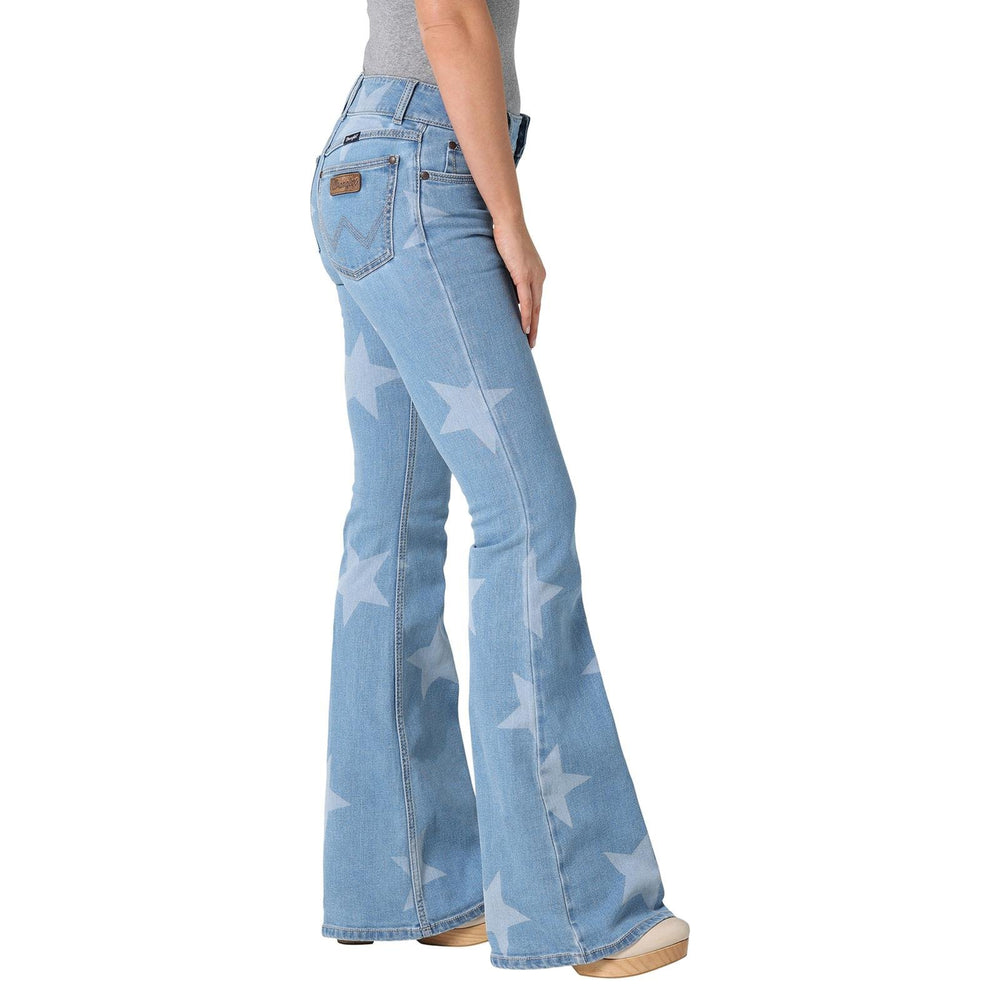 Retro Stars Flare Denim from Wrangler - High Call Outfitters