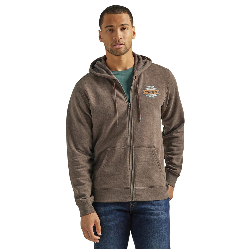 Southwest Front Zip Hoodie from Wrangler - High Call Outfitters