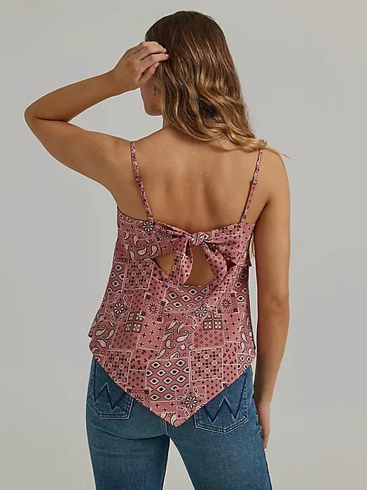Paisley Bandana Tie Tank from Wrangler - High Call Outfitters