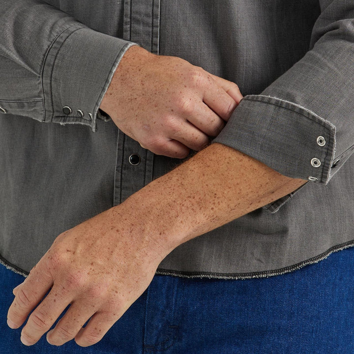 Vintage Retro Denim Shirt from Wrangler